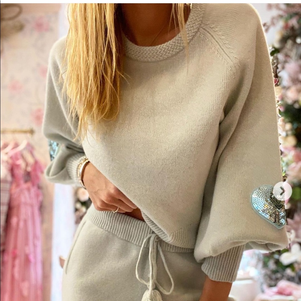 LOVESHACKFANCY CASHMERE SWEATER